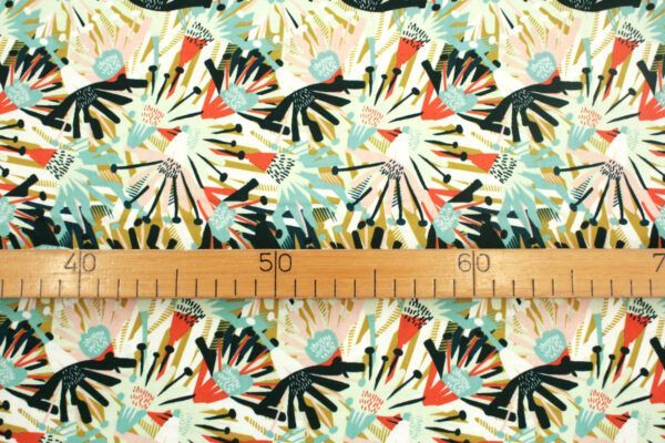 Popeline // Cotton and Steel // Good Vibes // Vibration // Paradise Fabric – Bild 4