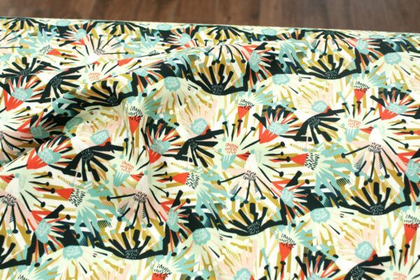 Popeline // Cotton and Steel // Good Vibes // Vibration // Paradise Fabric – Bild 3