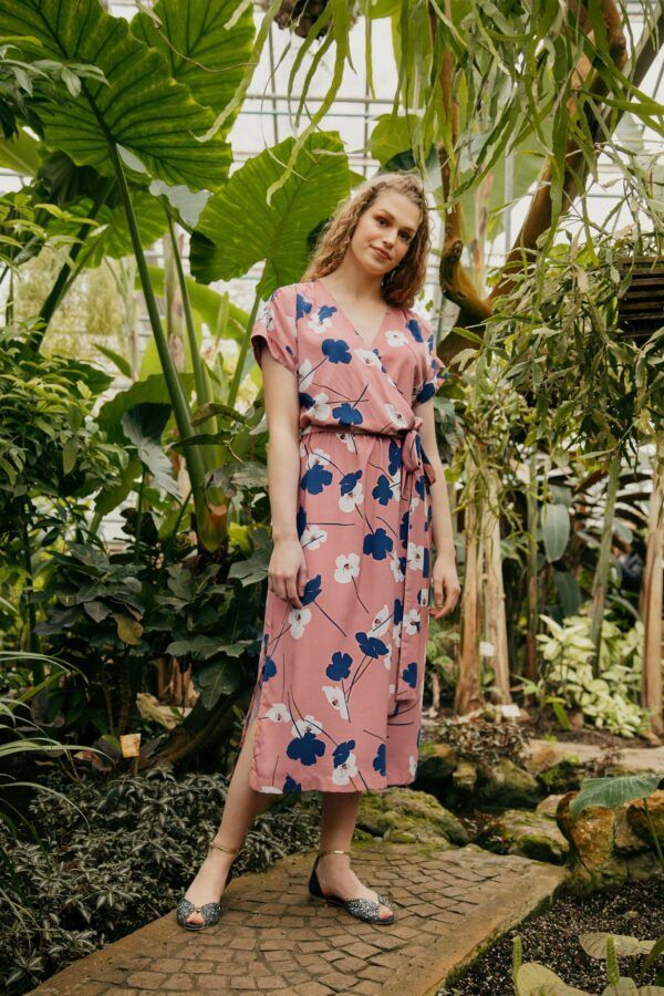 Viskose // Atelier Jupe // Dusty Pink Poppy – Bild 3