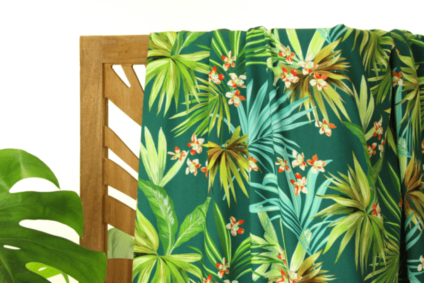 Viskose // Atelier Jupe // Tropical Palm Leaves – Bild 2