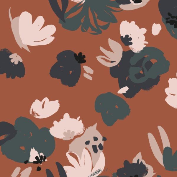 EcoVero™️ Viskose // Atelier Brunette // Posie // Chestnut – Bild 4