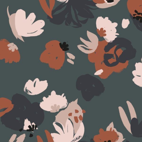 EcoVero™️ Viskose // Atelier Brunette // Posie // Smokey – Bild 4