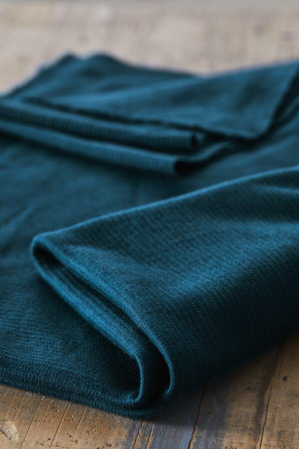 Organic Woolen Ottoman // Mind The Maker // Ocean
