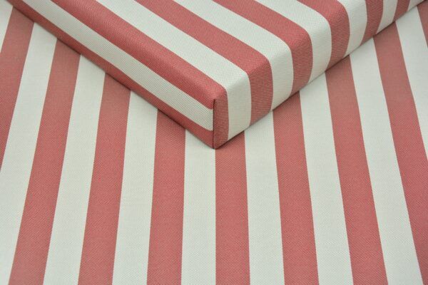 Outdoorstoff // Zante // Rot Weiß Beige
