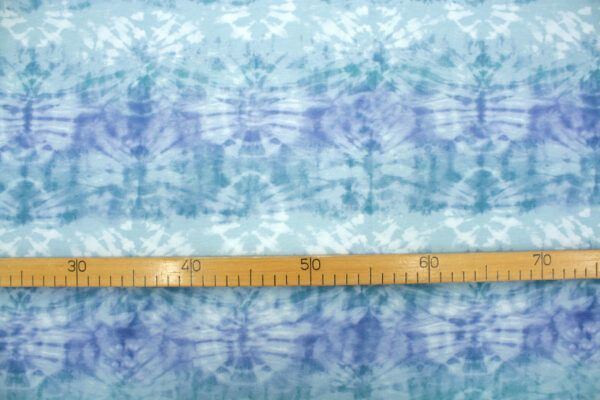 Baumwolljersey // Batik // Blau – Bild 4