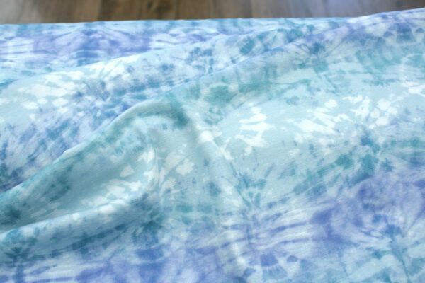 Baumwolljersey // Batik // Blau