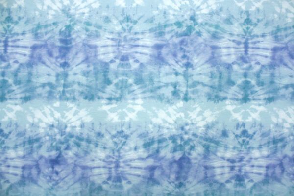 Baumwolljersey // Batik // Blau – Bild 2