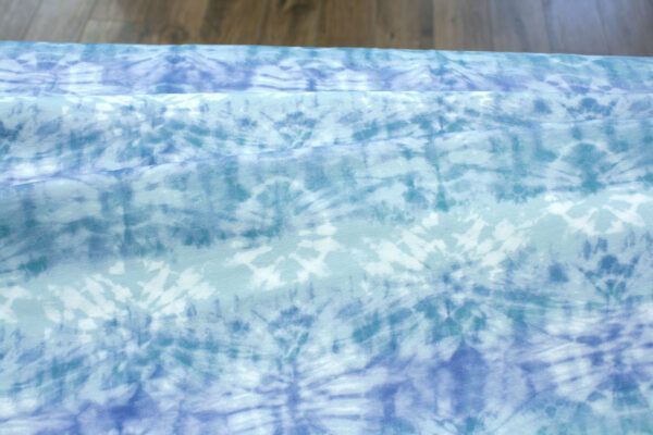 Baumwolljersey // Batik // Blau – Bild 3