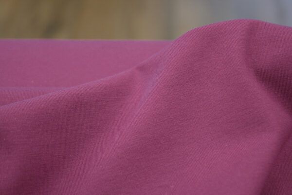 BIO Baumwolljersey // Uni // Beere – Bild 2