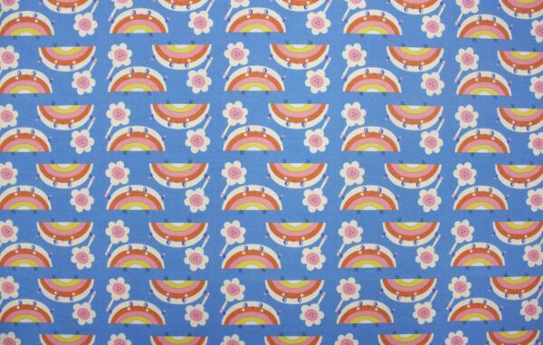 Popeline // Paintbrush Studio Fabrics // Grow Love // Rainbow Wishes – Bild 4