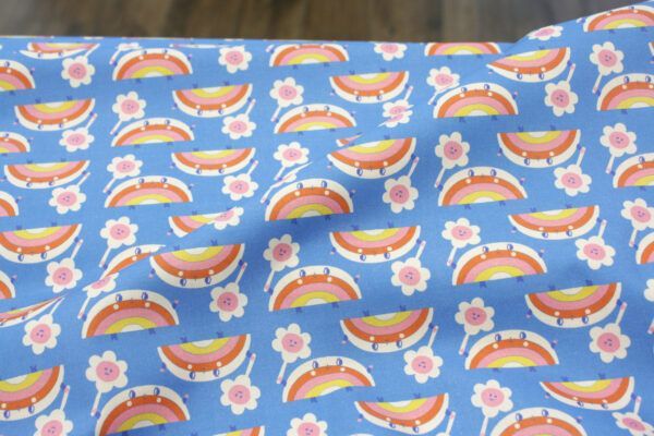 Popeline // Paintbrush Studio Fabrics // Grow Love // Rainbow Wishes