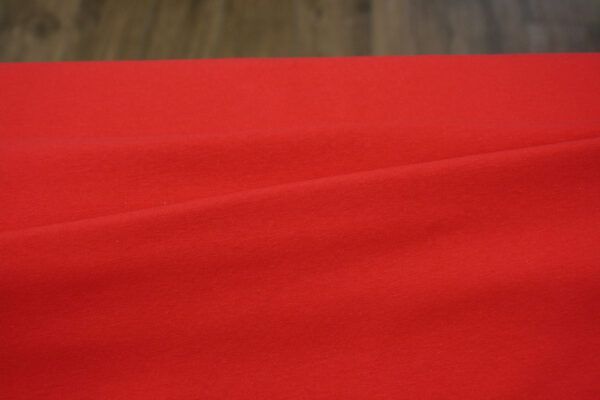 BIO Baumwolljersey // Uni // Rot – Bild 2