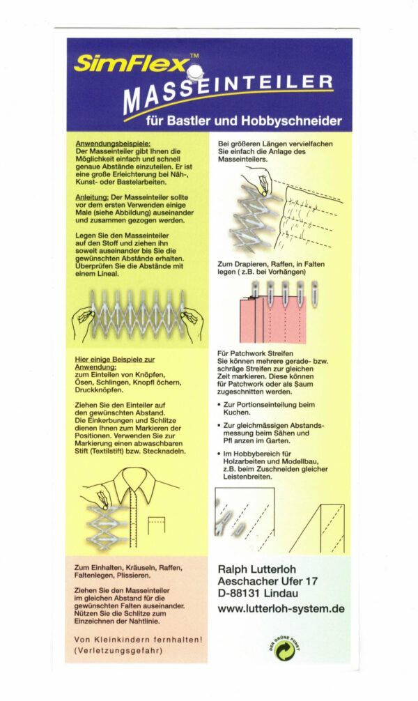 SimFlex Masseinteiler – Bild 4
