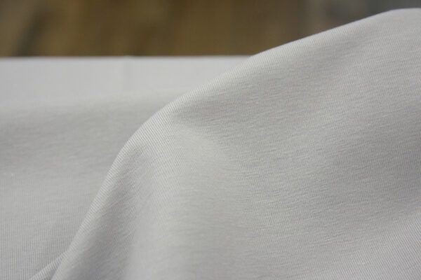 BIO Baumwolljersey // Uni // Grau – Bild 2