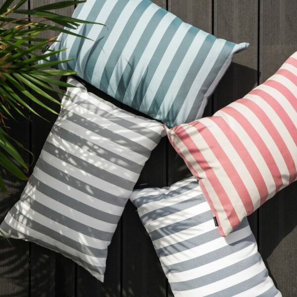 Outdoorstoff // Zante // Rot Weiß Beige – Bild 2