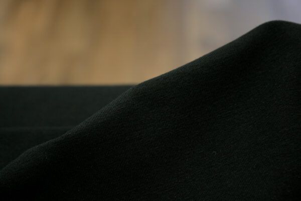 BIO Baumwolljersey // Uni // Schwarz – Bild 3