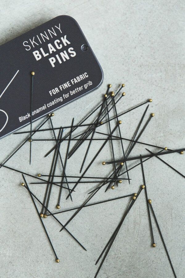 Skinny Black Pins // Sewply