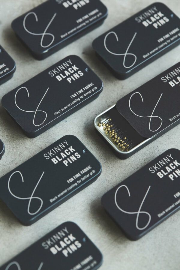 Skinny Black Pins // Sewply – Bild 2