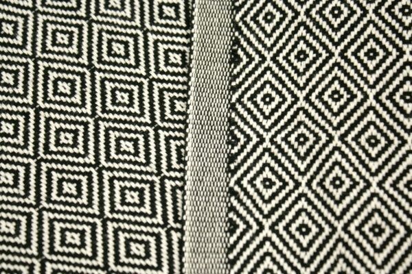 Baumwollstoff // Hamam // Black White – Bild 2