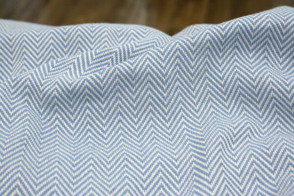 Baumwollstoff // Hamam // Blue White – Bild 4