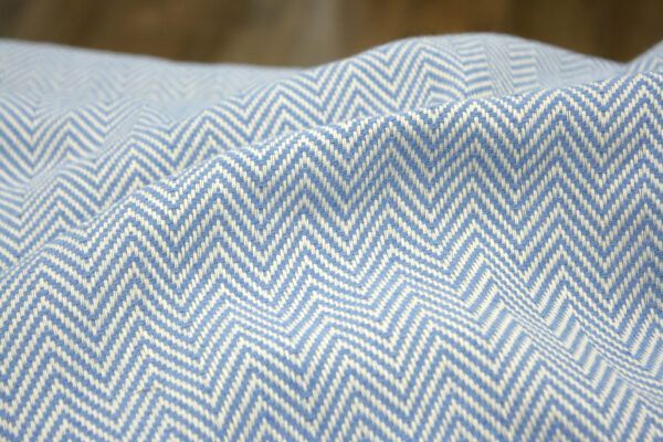 Baumwollstoff // Hamam // Blue White – Bild 2