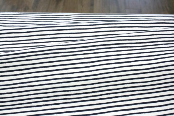 Popeline // Cotton and Steel // Stripe // Navy – Bild 4