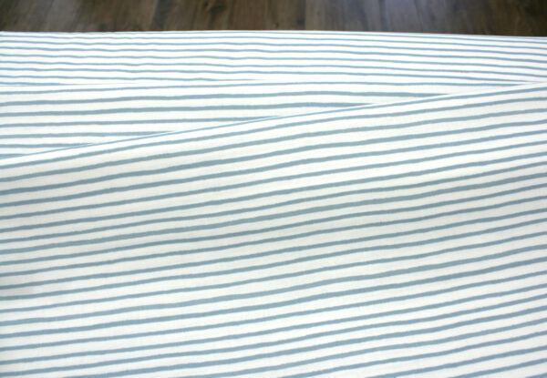 Popeline // Cotton and Steel // Holiday Classics //Festive Stripe // Blue – Bild 2