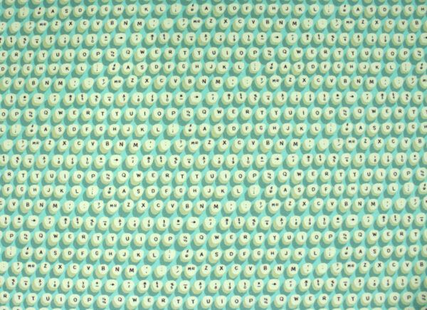 Popeline // Paintbrush Studio Fabrics // 9 to 5 // Keys – Bild 3