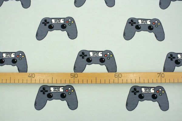 BIO French Terry // Gamer // Sea Green – Bild 4