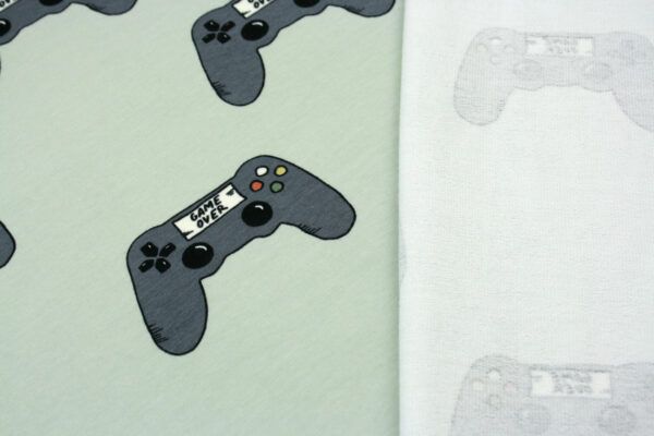BIO French Terry // Gamer // Sea Green – Bild 2