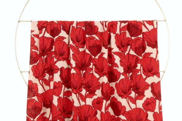 Viskosecrepe // Atelier Jupe // Red Poppies – Bild 2
