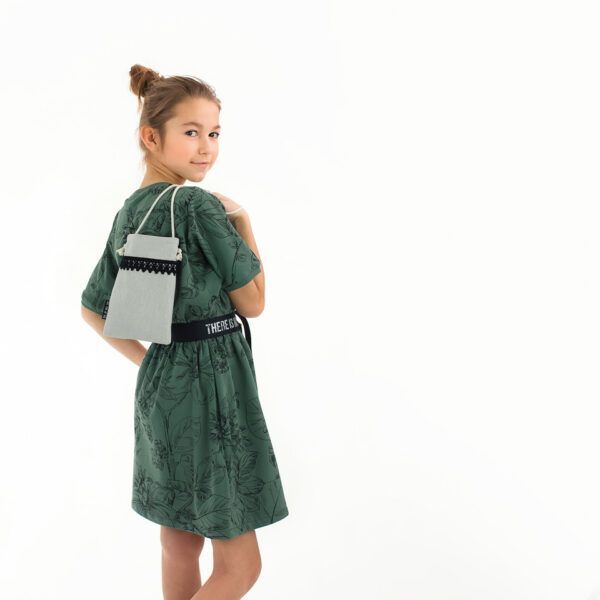 French Terry // SYAS // Wild Roses // Duck Green – Bild 2