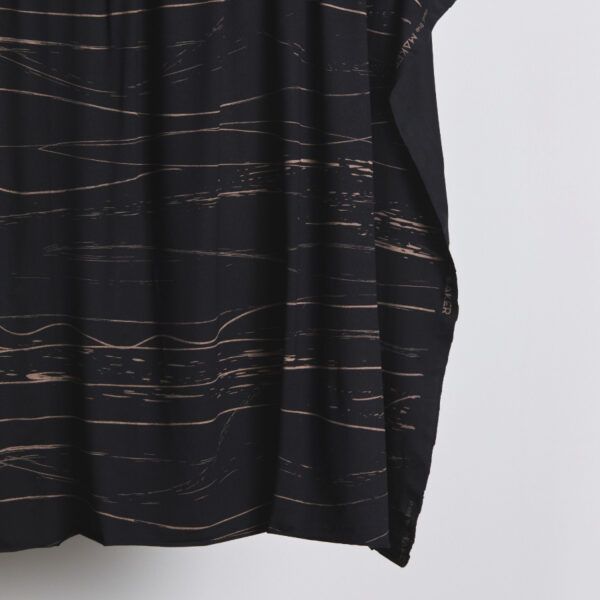 EcoVero™️ Saja Viscose Stretch Jersey // Mind The Maker // Stray Lines // Black – Bild 2