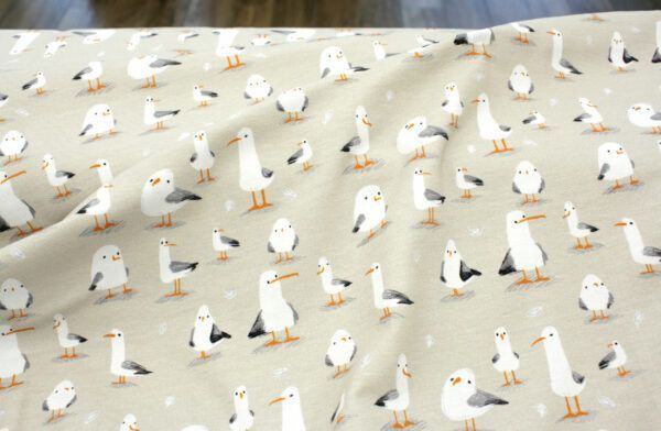 Baumwolljersey // Möwen