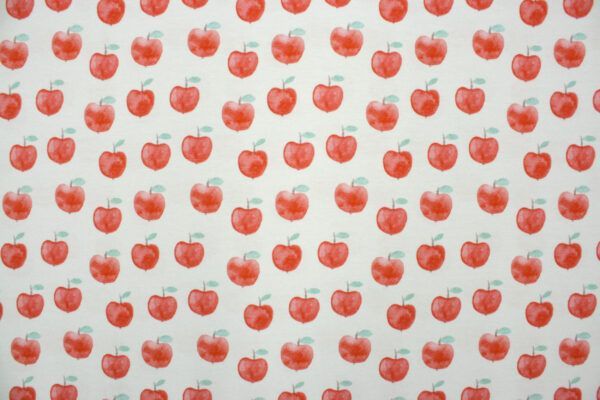 Baumwolljersey // Apples – Bild 3