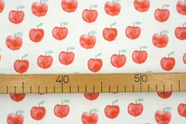 Baumwolljersey // Apples – Bild 4