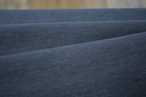 Leinen Viskose Baumwoll Mix mit Elastan // Denim – Bild 3