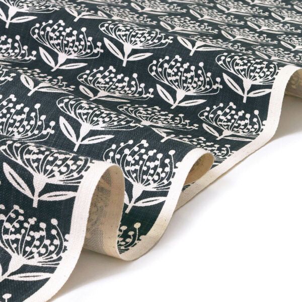 Dekostoff // Möbelstoff // Skinny laMinx // Pincushion // Charcoal – Bild 5