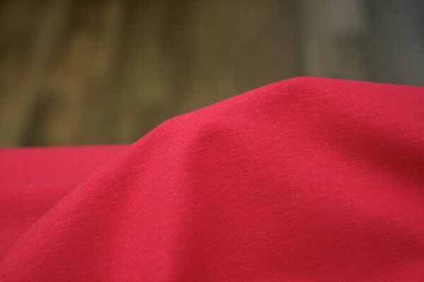 BIO Baumwolljersey // Uni // Fuchsia – Bild 2