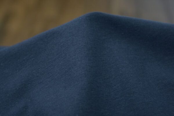 BIO Baumwolljersey // Uni // Ocean – Bild 2