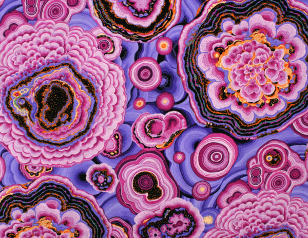 Popeline // Kaffe Fassett // Agate // Magenta – Bild 4
