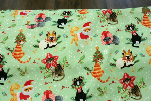 Popeline // Dear Stella // Cats for Christmas // Multi
