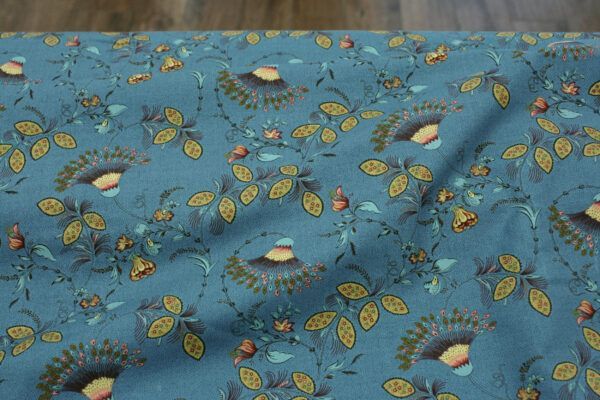 Popeline // Lille // Fan Floral // Teal