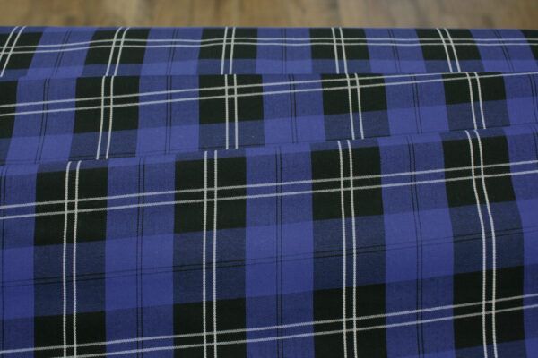 Baumwollstoff // House of Wales Plaids // Cobalt – Bild 2