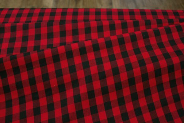 Baumwollstoff // House of Wales Plaids // Red – Bild 2