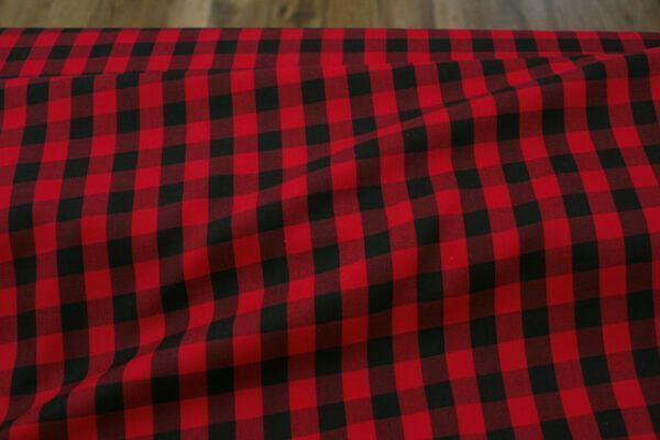 Baumwollstoff // House of Wales Plaids // Red