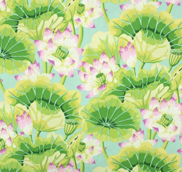 Popeline // Kaffe Fassett // Lake Blossom // Green – Bild 4