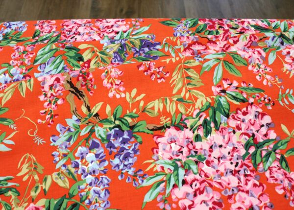 Popeline // Kaffe Fassett // Wisteria // Red – Bild 3