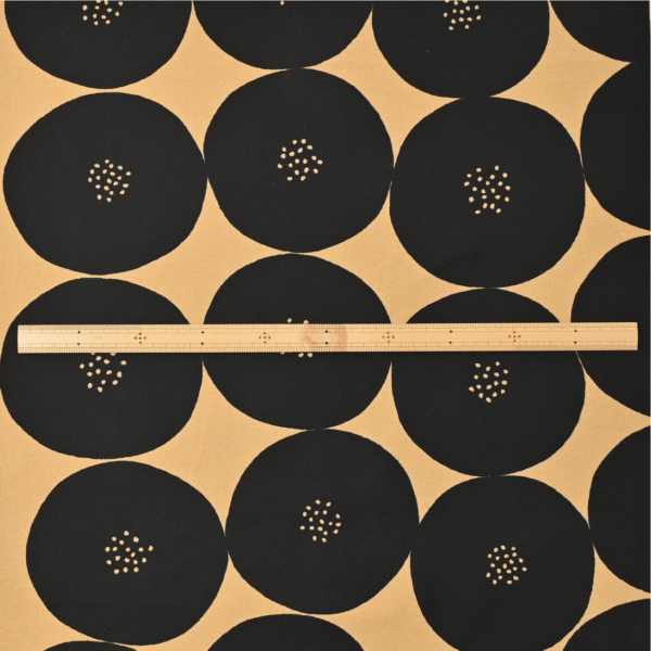 Canvas // Kokka  // Muddy Works // Black Yellow – Bild 3