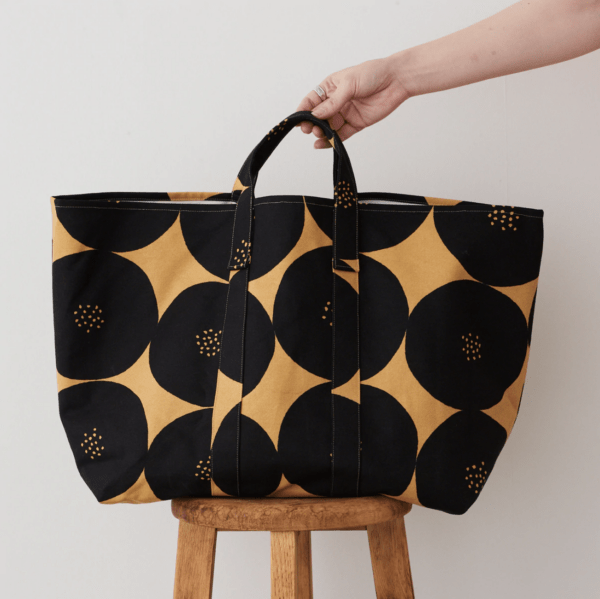 Canvas // Kokka  // Muddy Works // Black Yellow – Bild 6